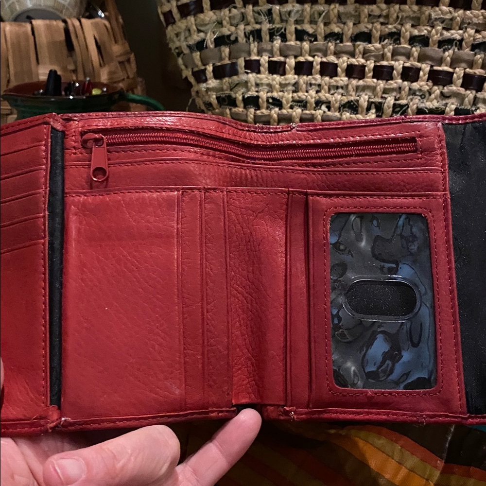 vintage fossil leather wallet - Picture 6 of 16